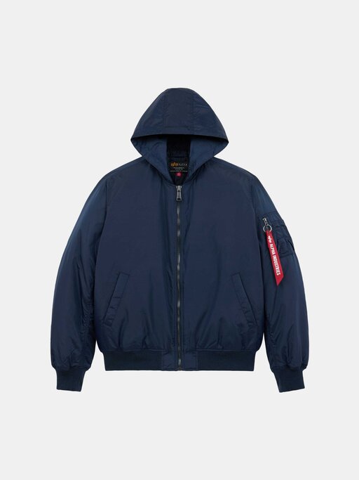 Alpha Industries - MA-1 HOODED OXFORD FLIGHT JACKET - Military