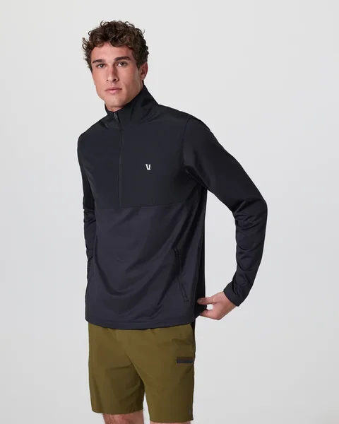 Vuori - Men's Sunday Element 1/2 Zip - Military & Gov't Discounts | GOVX