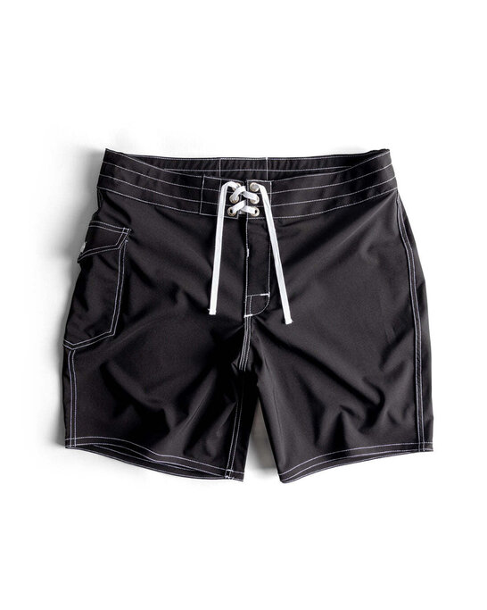 Birdwell - 808 SurfStretch Side Pocket Boardshorts - Black