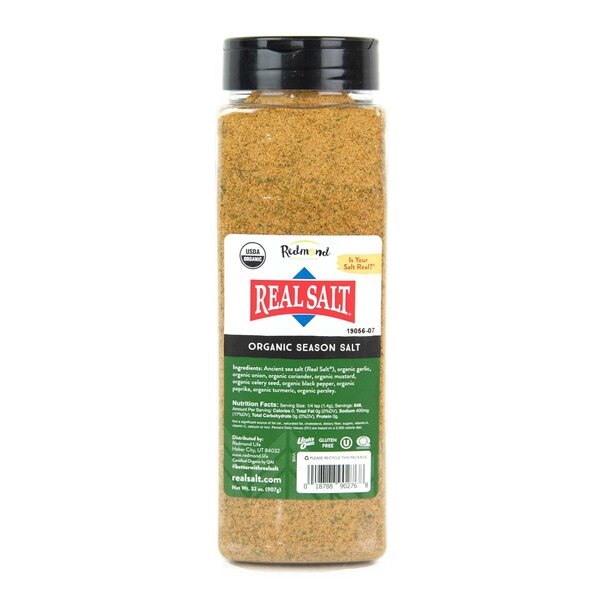 Redmond - Real Salt® Organic Season Salt (32 oz.) - Military & First ...
