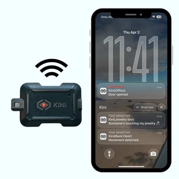 Kinisium LLC - Kini SafeAlert -- Wi-Fi Tamper Alert Device with Real ...