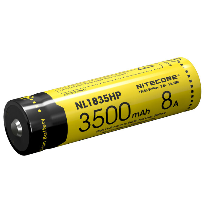 Nitecore Nl1835hp 3500mah Li Ion Rechargeable Battery For High Drain Devices Govx Exclusive Military Discount Govx