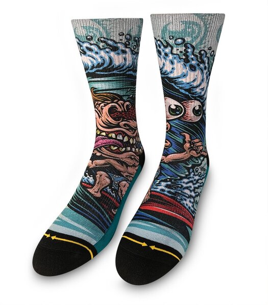 MERGE4 Men's Surf Freak Classic Crew Socks Military Discount GovX