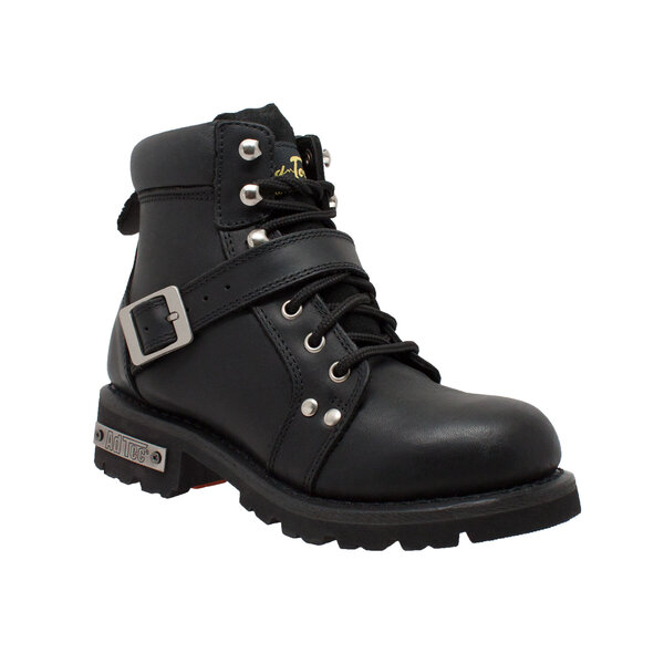 women's boots with laces and zipper
