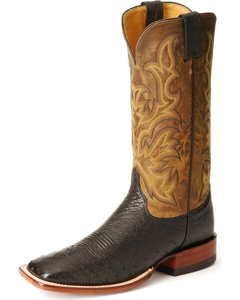 justin black western boots