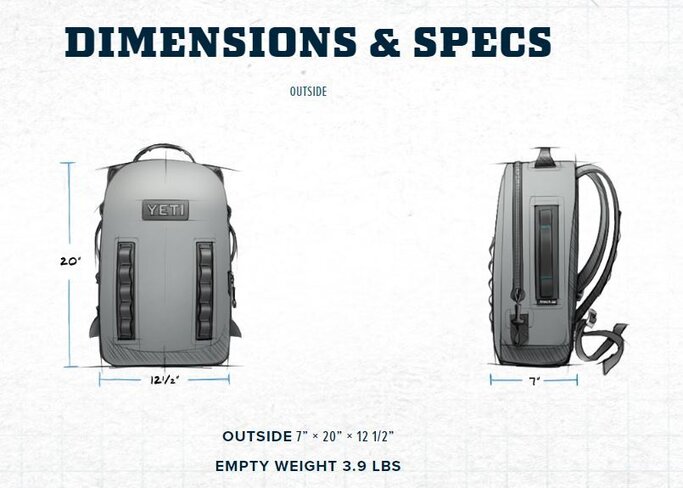 【pangea】 YETI - Panga Submersible Backpack - Military & Gov't Discounts | GOVX
