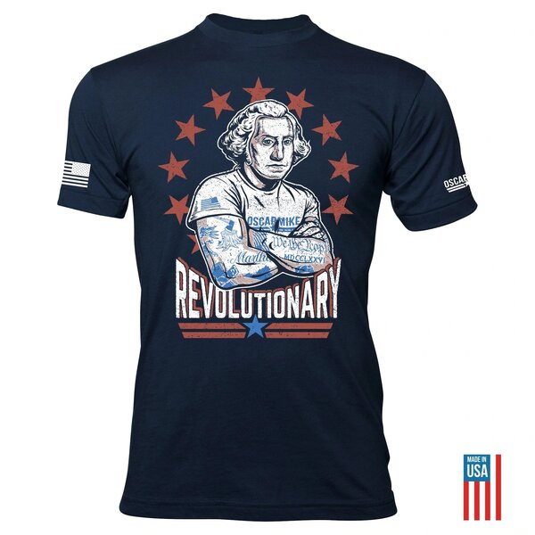 Oscar Mike - Men's George Washington T-Shirt - Military & Gov't ...