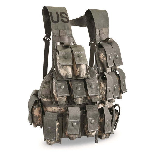 McGuire Army Navy - MOLLE Grenadier Pouch Set W/ FLC Load Bearing Vest ...