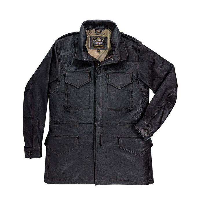 Cockpit USA - Leather M-65 Field Jacket Z21S024G - Military
