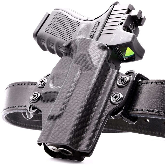 Kydex holster belt outlet loops