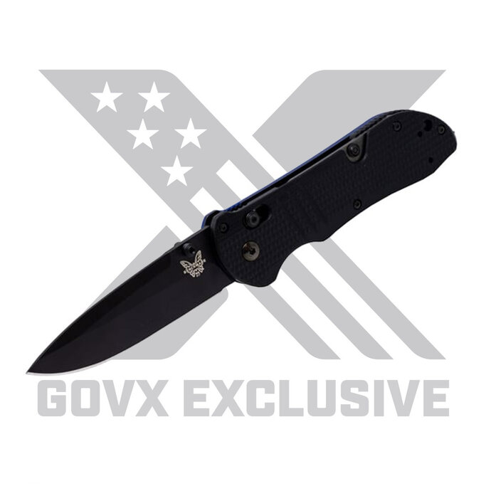 Benchmade Thin Blue Line 917 Triage Folding Knife Govx Exclusive Military Gov T Discounts Govx