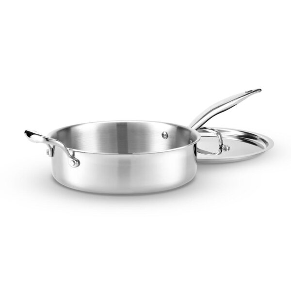 Heritage Steel 3 Quart Saucier with Lid