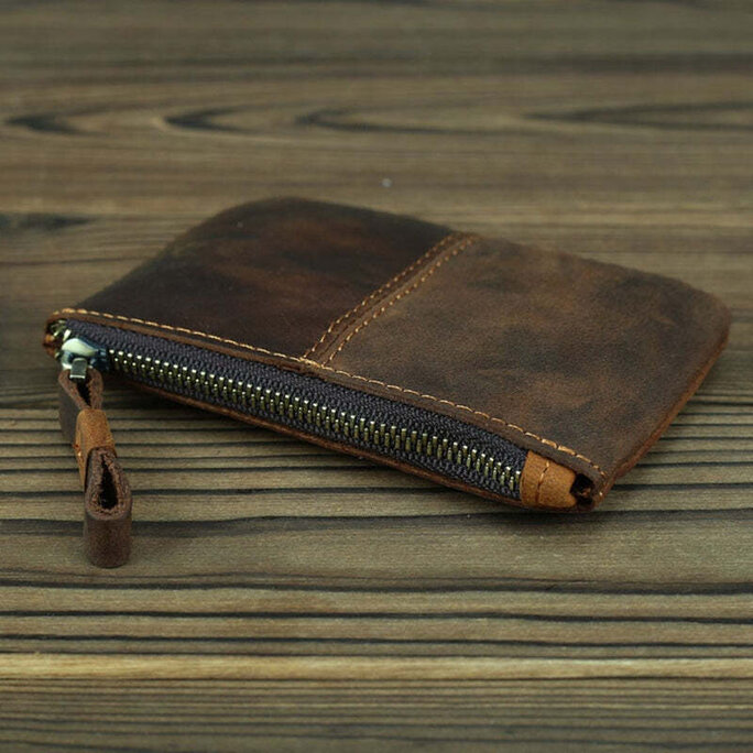 The Cael Handmade Leather Coin Purse