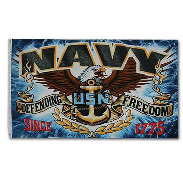 Armed Forces Gear Navy Defender Flag Military & First Responder