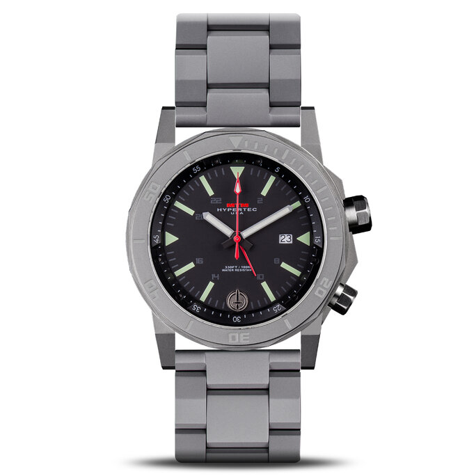 MTM - Hypertec H-61 Grey Steel Watch Military Discount | GovX