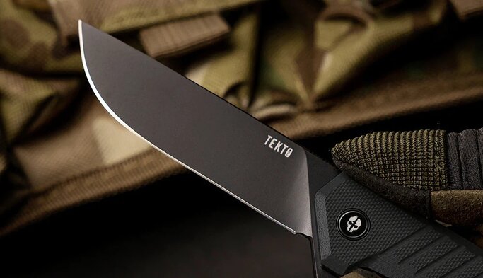 Tekto F2 Bravo Tactical Forged Carbon Fiber Folding Knife – Carbon