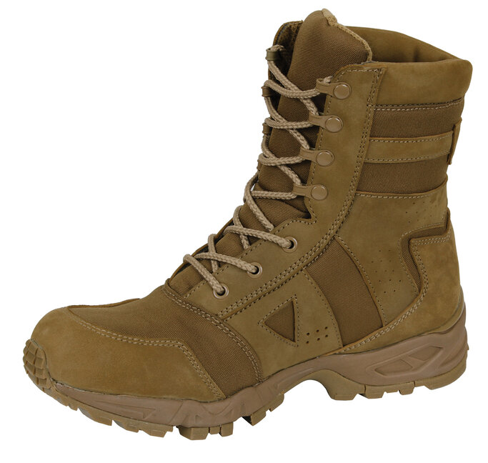 Rocky Men's Entry Level Hot Weather Military Boots - Coyote Brown