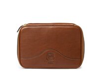 Slim Credit Card Case No. 204  Vintage Chestnut Leather Card Case