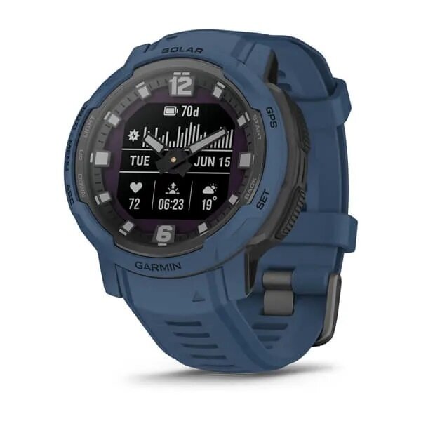Garmin - Instinct Crossover Solar Watch - Military & Gov't