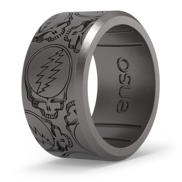 Enso Rings - Grateful Dead Silicone Ring - Heads Will Roll - Military ...