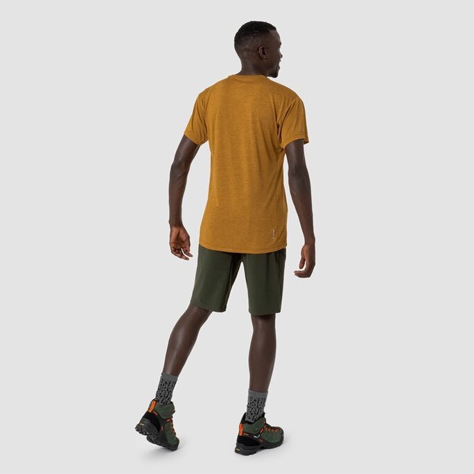 SALEWA - Men's Puez Melange Dry Short Sleeve Tee - Military