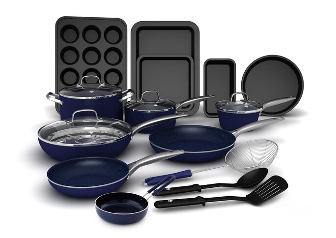 Blue Diamond Hard Anodized Toxin-Free Ceramic Nonstick Dishwasher