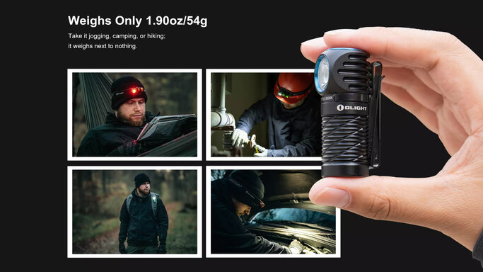 Olight - Perun 2 Mini 1100 Lumen Rechargeable Headlamp - Discounts for  Veterans, VA employees and their families!