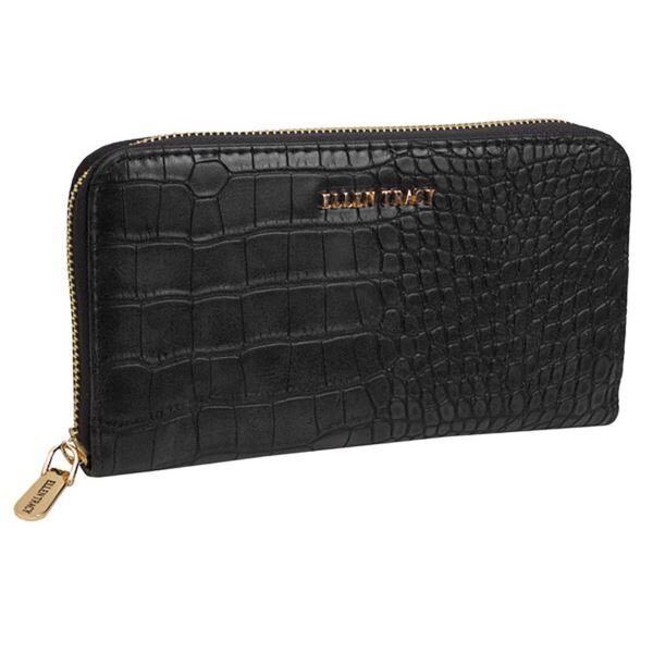 Ellen Tracy - Croco Clutch Zip Around - Discounts for Veterans, VA ...