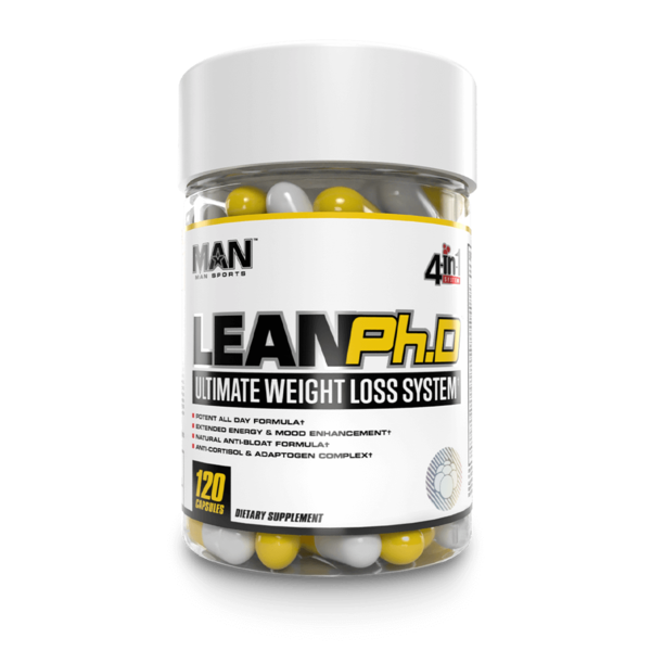 MAN Sports LEAN Ph.D 120 caps Military & First Responder
