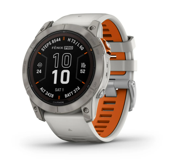 Garmin - fenix 7X Pro Sapphire Solar Watch - Military & Gov't