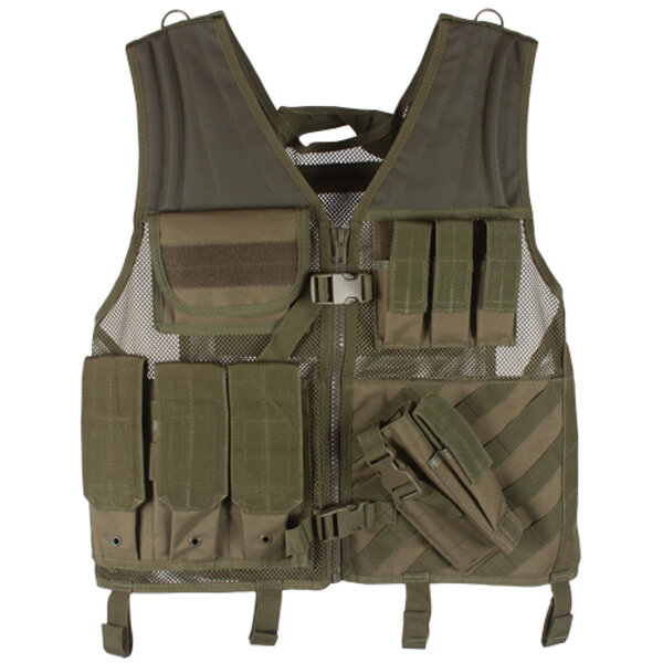 Fox Tactical - Big & Tall Assault Cross Draw Vest - Military & Gov't 