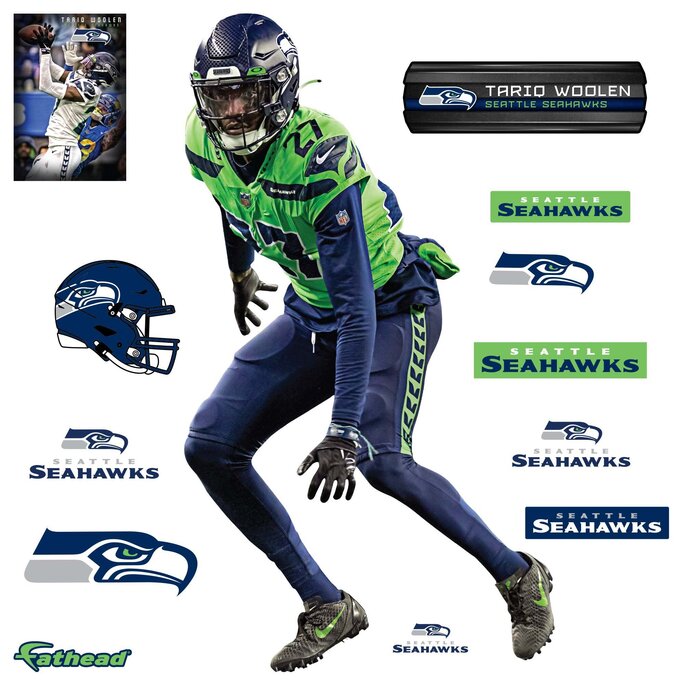 Seattle Seahawks: Tariq Woolen 2023 Life-Size Foam Core Cutout - Offic –  Fathead