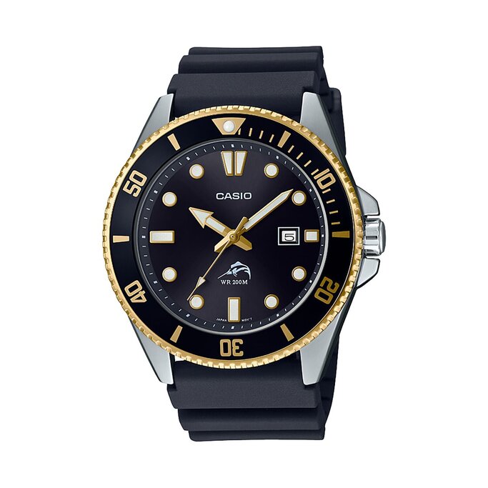 casio mdv106 gold