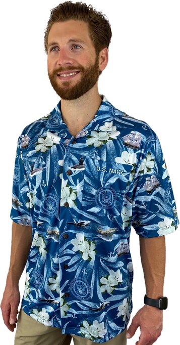 us navy hawaiian shirt