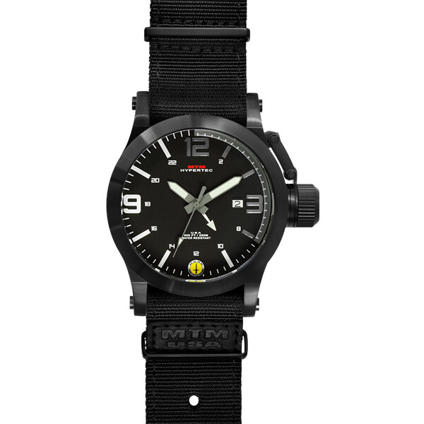 MTM Special Ops - Hypertec XL Black Steel Watch Gov't  