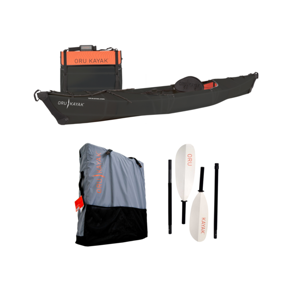 Oru Kayak Essentials Package (Beach LT Black Edition) Military