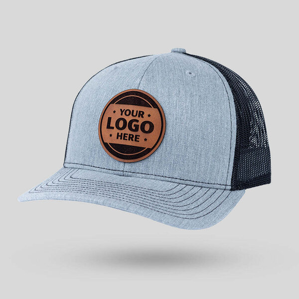Crafters Lab - Custom Leather Patch Trucker Hat - Richardson 112 ...