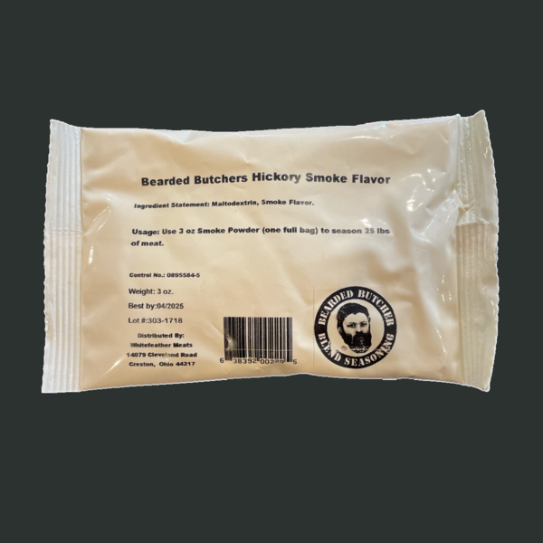 The Bearded Butchers - Hickory Smoke Flavor Powder - 3 oz - Military ...