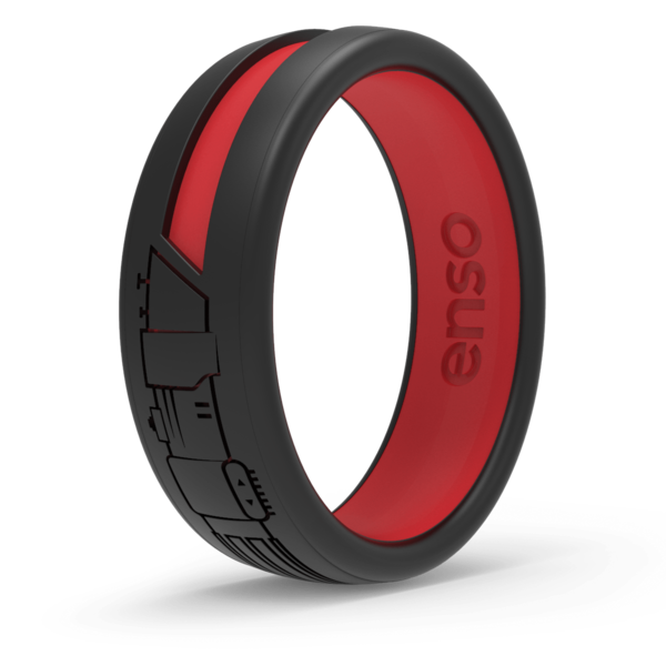Enso Rings Star Wars™ Silicone Ring Darth Vader™ Lightsaber