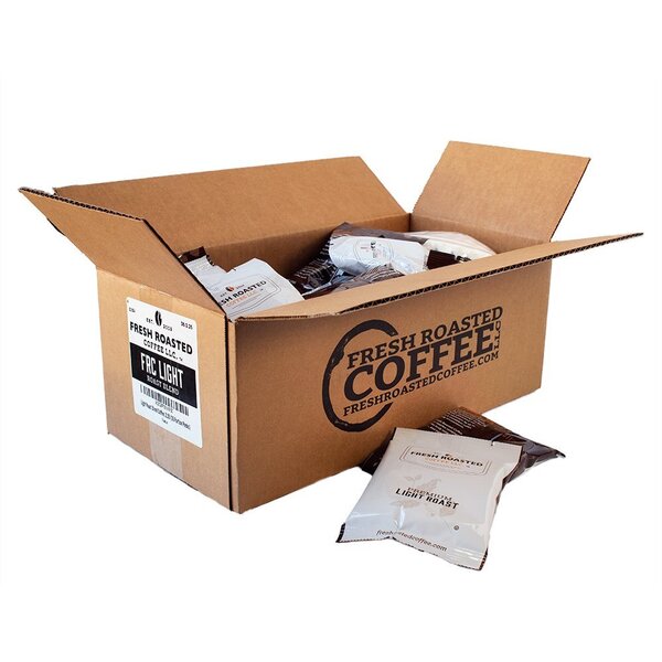 Fresh Roasted Coffee FRC Light, 2.25 oz Coffee Portion Packs