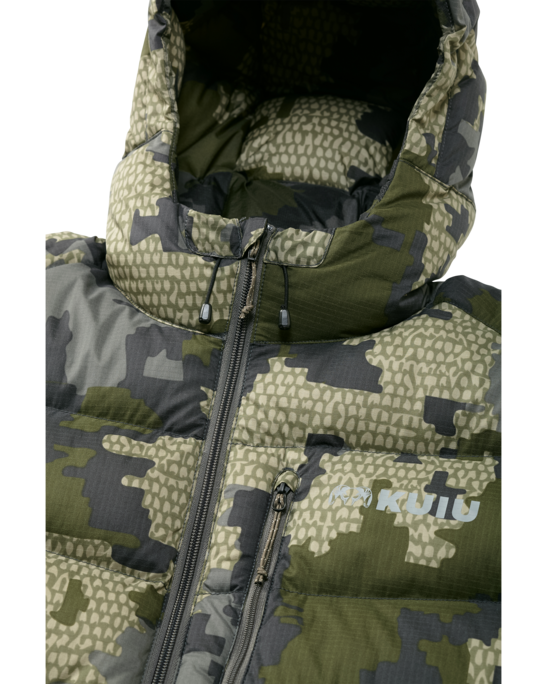 Men's Super Down LT Hooded Jacket - Verde Camo