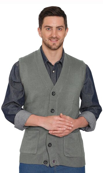 TURTLE BAY APPAREL - Men’s Knitted Button Front Sweater Vest – Button ...