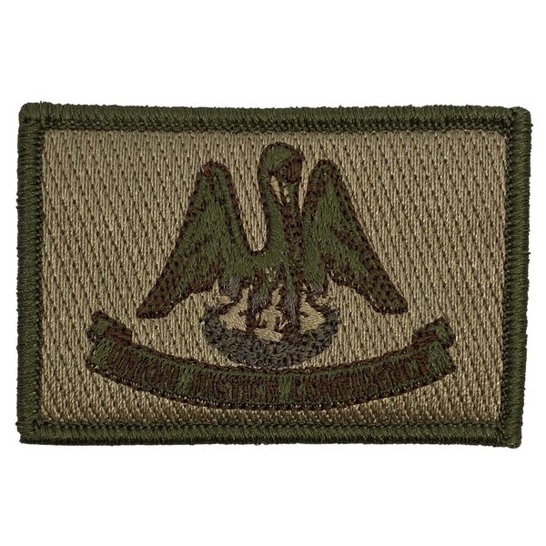 Notch - Louisiana Flag Patch - Multitan - Military & First Responder ...