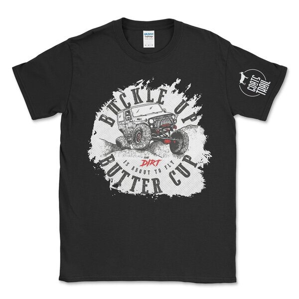 Goats Trail OffRoad Apparel Company Buckle Up Butter Cup Youth Tee