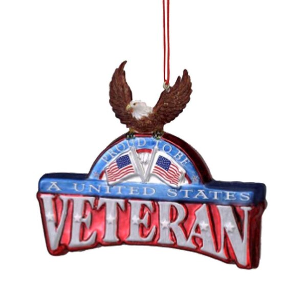 Army Gear US Veteran With Eagle Ornament Military & First Responder