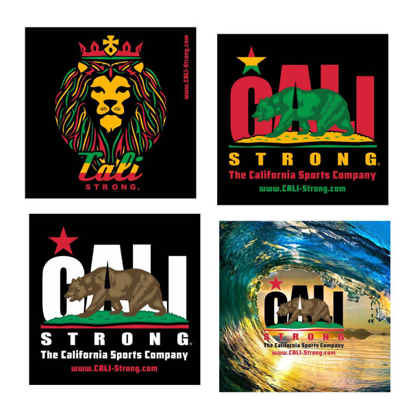 CALI Strong - CALI Strong Sticker 4 Pack Series 1A Vinyl Decal Set ...