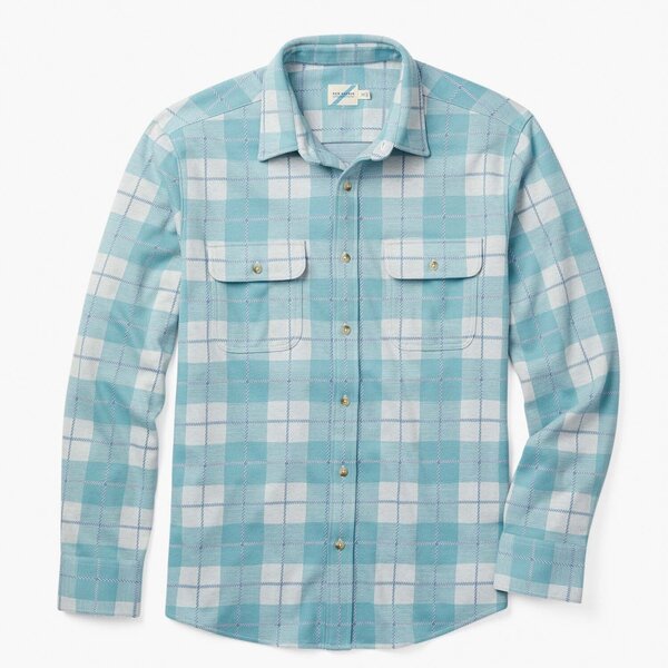 Fair Harbor The UltraStretch Dunewood Flannel Military & First