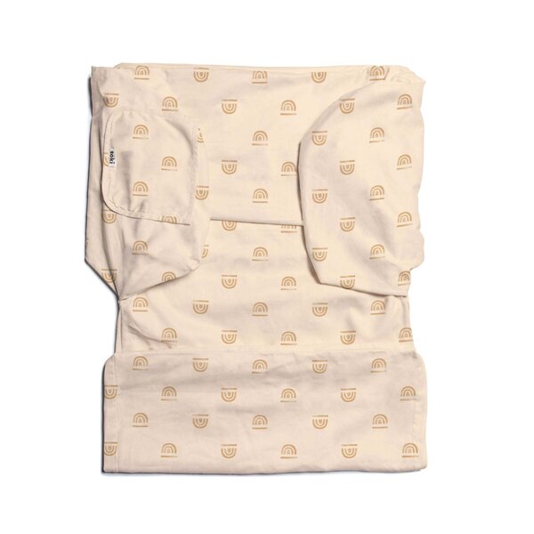 Toki Mats Rainbow Stamp in Cream Play Couch Cover Military & First