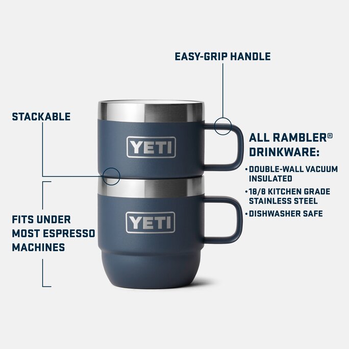 YETI - Rambler 6 oz Stackable Mugs - Military & Gov't Discounts | GOVX