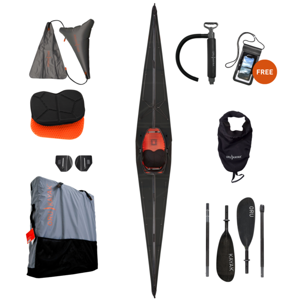 Oru Kayak Coast XT Performance Bundle Black Edition Military